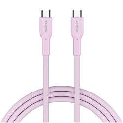 Кабел Canyon 60CL USB C-C 60W 1м розов