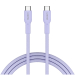 Кабел Canyon 60CL USB C-C 60W 1м лилав, 1000000000049665 04 