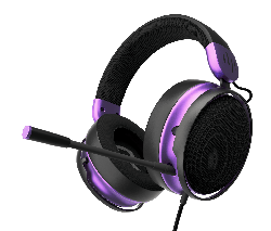 Dark Project Sono Gaming Headphones, Black/Violet