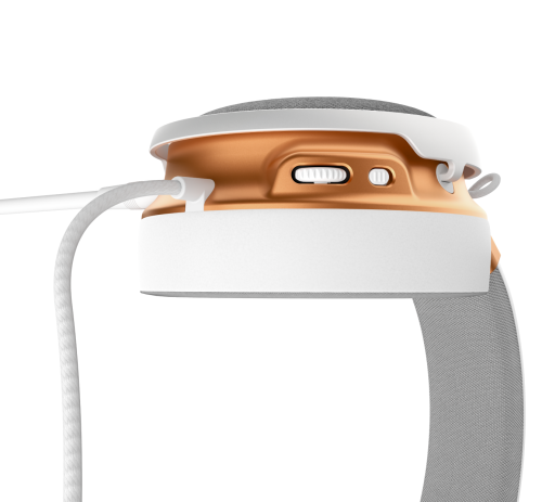 Dark Project Sono Gaming Headphones, White/Gold, 2005292910033659 06  — OK Office Dark Project Sono Gaming Headphones, White/Gold, 2005292910033659 06