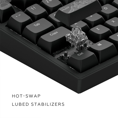 Геймърска клавиатура Dark Project ALU81A Terra Nostra, черен, 2005292910036469 04 