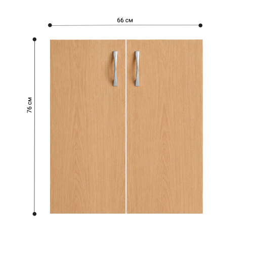 Base universal doors 66/76 2pcs beech, 1000000000053914 03 