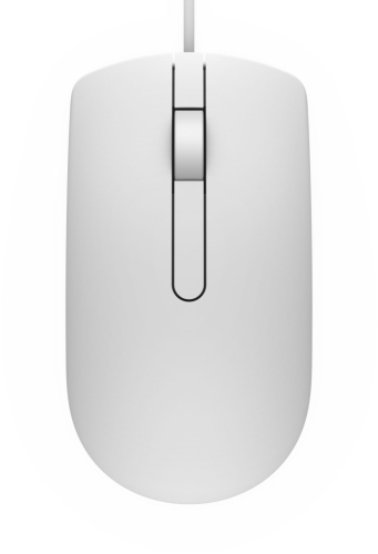 Мишка Dell MS116 USB, бяла, 1000000000041445 05 