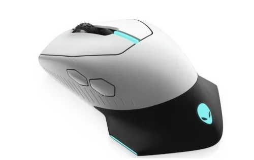 Dell Alienware 610M Wired / Wireless Gaming Mouse, White, 2005397184218037