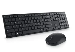 Dell KM5221W Bulgarian wireless keyboard + mouse set, Black