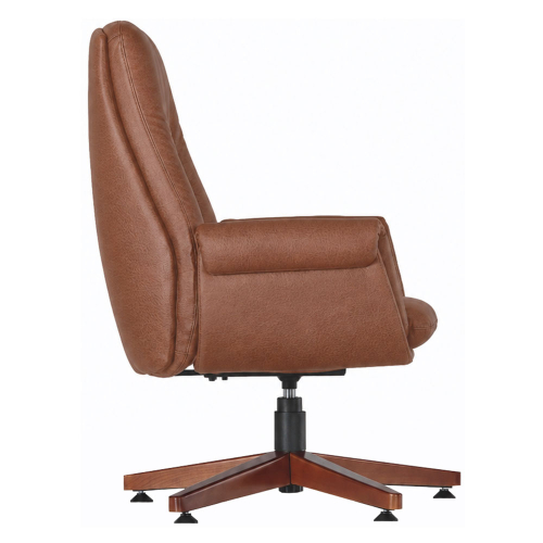 Стол GS Fiora wood конфер еко кожа кафяв, 1000000000053973 03 