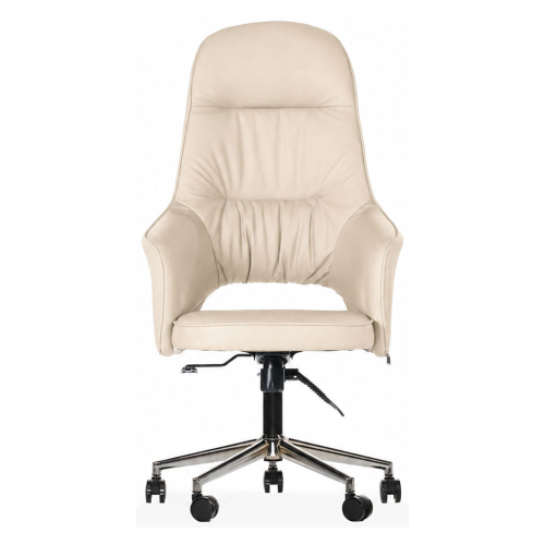 Стол GS Merano Chrome еко кожа бежов, 1000000000053975 02 
