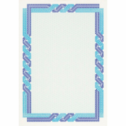 Сертификат спирала blue/cyan 25л