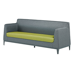 Диван GS Sofa тройка еко кожа сивозелен
