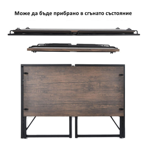 Бюро Moto право 100/50/75 кафяво, 1000000000054329 03 