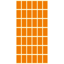 Самоз.етикет за цени 17/30 оранж 420 бр