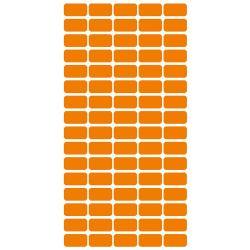 Самоз.етикет за цени 12/22 оранж 800 бр