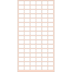 Etiquette for prices 12/18 white 960pc