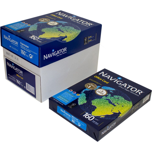 Картон копирен Navigator A4 160гр оп.250, 1000000000001462 02 