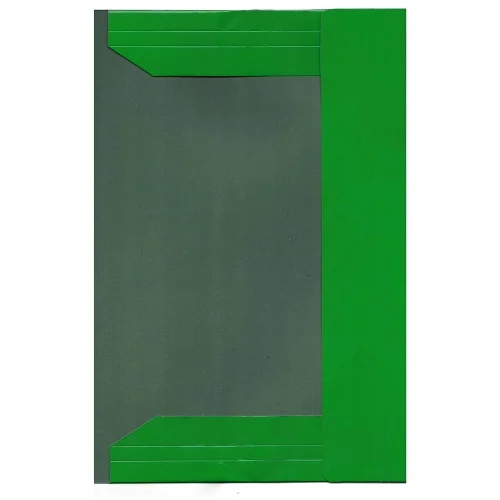 Cardboard folder with elastic green, 1000000000005609 02 