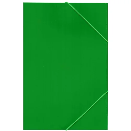 Cardboard folder with elastic green, 1000000000005609