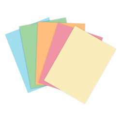 Copy paper assorted A4 pastel col. 100sh