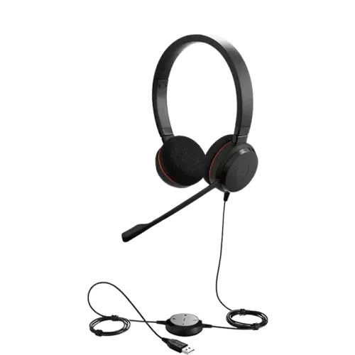 Jabra Evolve 20 UC Duo USB headset with microphone, 2005706991016987 03  — OK Office Jabra Evolve 20 UC Duo USB headset with microphone, 2005706991016987 03