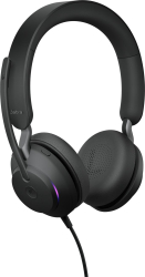 Слушалки Jabra Evolve2 40 SE Stereo, черен