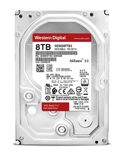 Хард диск WD Red Pro 8TB NAS 3.5' 256MB 7200RPM, 2005706998289971 02 
