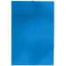 Cardboard folder with elastic blue, 1000000000005608 03 