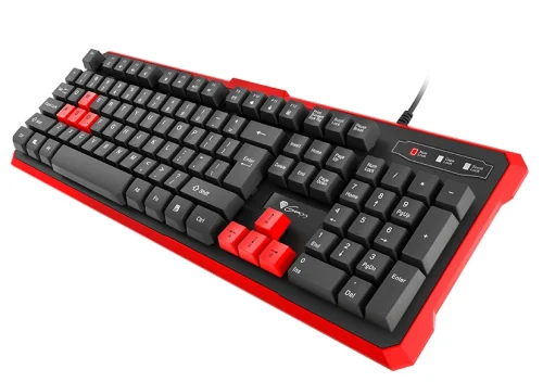Геймърска клавиатура Genesis Rhod 110 Red Us Layout черен-червен, 2005901969407747 02 