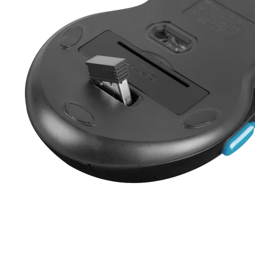 Fury Wireless gaming mouse, Stalker 2000DPI, Black-Blue, 2005901969412932 05 