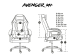 Fury Gaming Chair Avenger M+ Black-White, 2005901969426809 08 