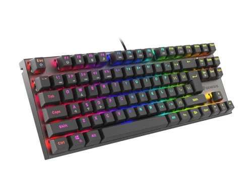 Genesis Mechanical Gaming Keyboard Thor 303 TKL RGB Backlight Red Switch US Layout Black, 2005901969432954 08 