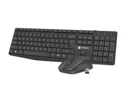 Natec Wireless keyboard + mouse set Squid, Black