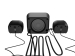 Тонколони Natec Speakers Pug 11W 2.1, черен, 2005901969443844 06 