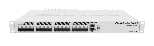 Mikrotik CRS317-1G-16S+RM switch with 16 SFP+ ports rack mountable, 2005902560369076