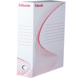 Архивна кутия карт.Esselte 35/25/15 бял