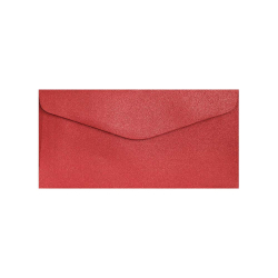 Плик DL 150гр перлено червен 10бр