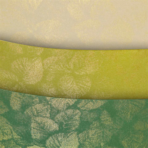 Картон GP Leaves 250гр 20бр крем, 1000000000052875 03 