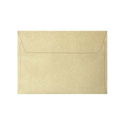 Плик C6 120гр перленo злато 10бр