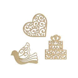 Wooden figures Love GP 9 pcs