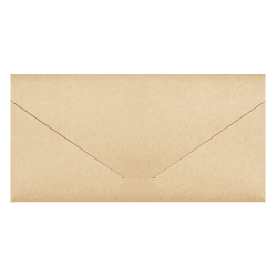 Плик DL 220гр Kraft бежово 5бр