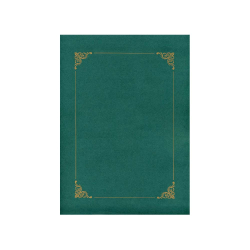 Папка за сертификат 220414 зелен 10бр