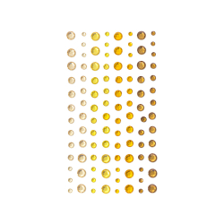 Самозалепващи кристали 3–6мм 104бр жълт