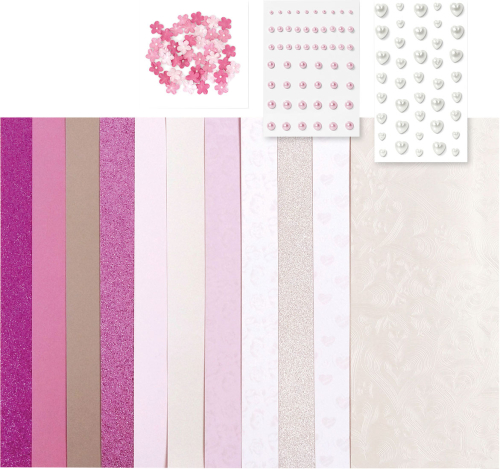 Крафт цветя Незабравки розов микс 50бр, 1000000000051996 02 