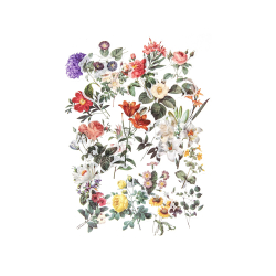 Прозрачни стикери лятна градина 53бр