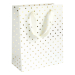 Крафт торбичка M златни точки бял 5бр, 1000000000051978 02 