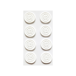 Самоз.восъчен печат бели листа 8бр