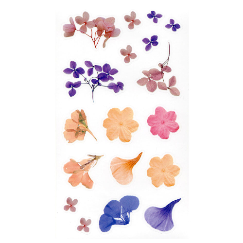Стикери прозрачни 54бр. цветя пастел, 1000000000051973 02 