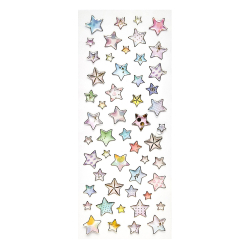 Прозрачни стикери звезди