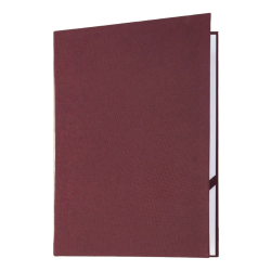 Certificate Folder GP Canvas Burgundy