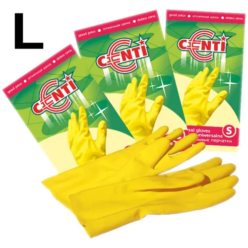 Centi rubber household gloves L, 1000000000022690