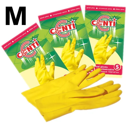 Centi rubber household gloves M, 1000000000022691