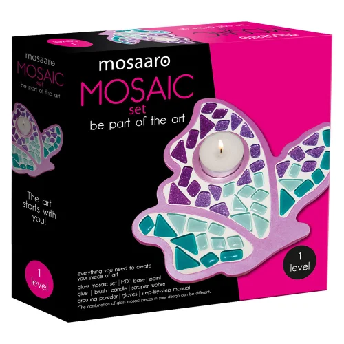 Mosaic Mosaaro Candlestick Butterfly, 1000000000045943